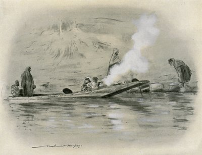 遊牧民族の家族 作： Mortimer Ludington Menpes